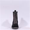 Wonders Simon Front Zip Stretch Boot - Black Suede